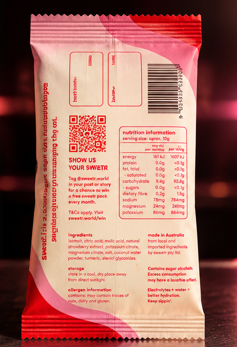 Strawberry Electrolyte Lollipop [Preorder]